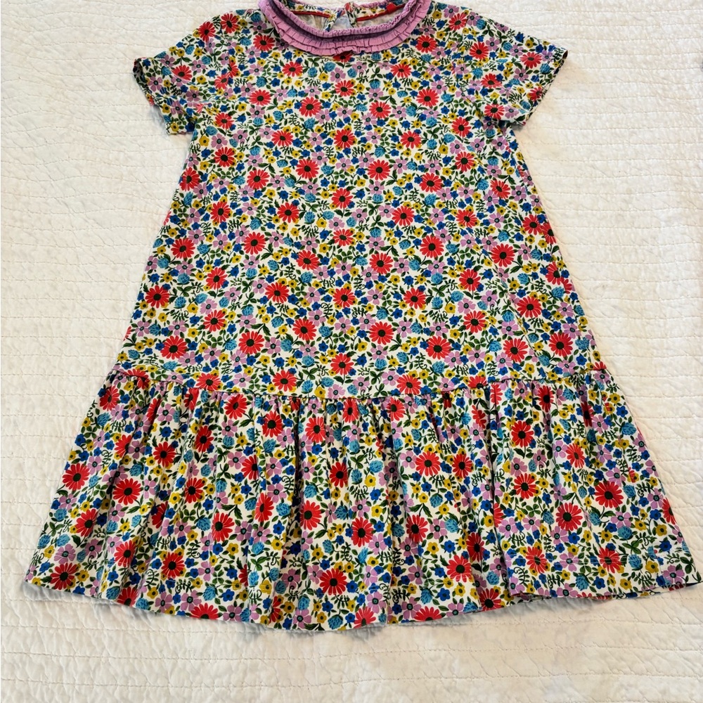 Mini Boden Multicolor Floral Kids Dress
